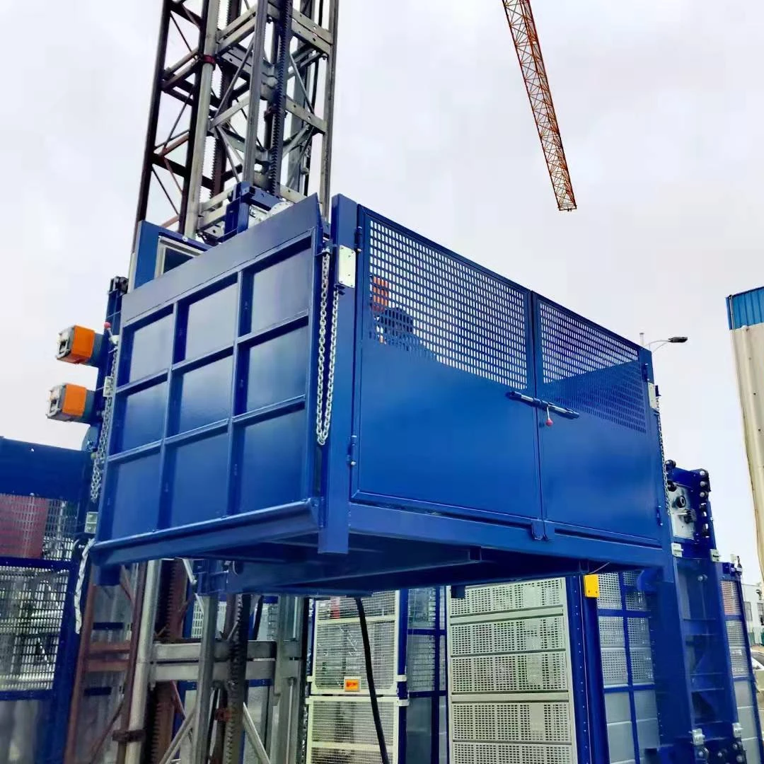 Material hoist for scaffolding cargo elevator vertical mast lift with CE and EAC certificate