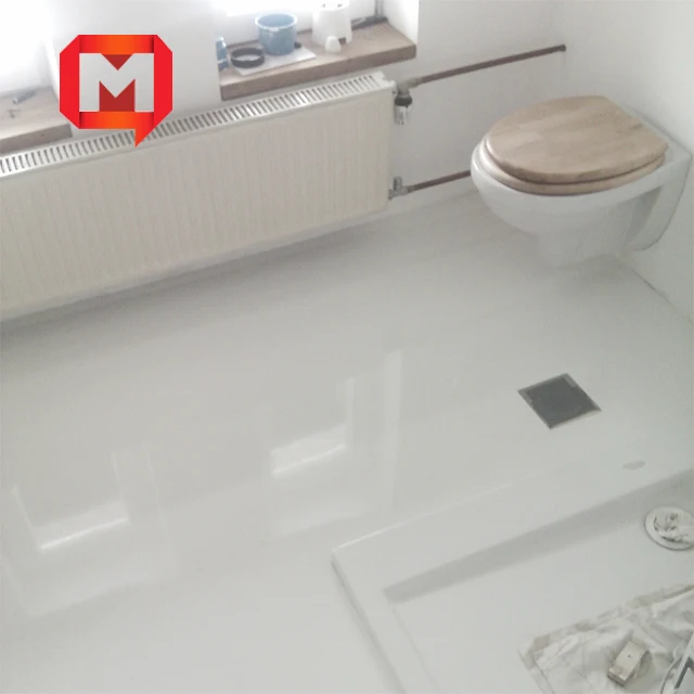 Maiqi Заводская оптовая цена блестящая эпоксидная смола на водной основе краска для пола дома