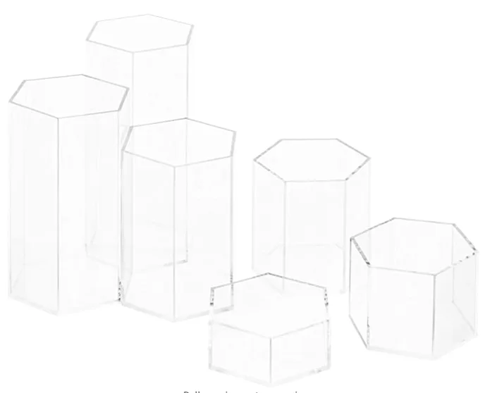 acrylic clear square wedding plinths wedding pedestal cylinders pillar acrylic display cube stand for wedding &party