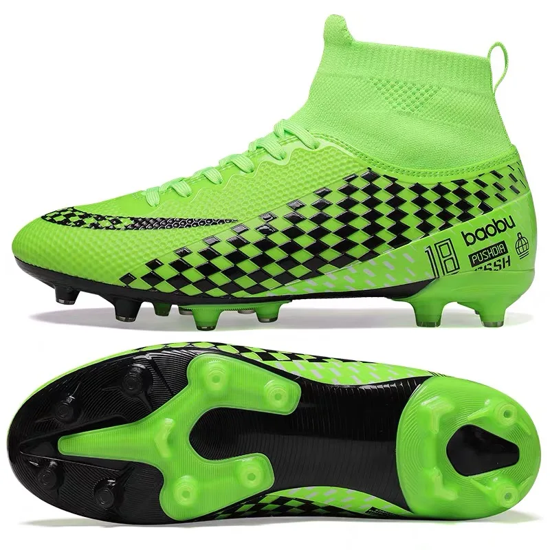 weshine custom wholesale fashion sports indoor turf soccer shoe sock football original boots for men kids