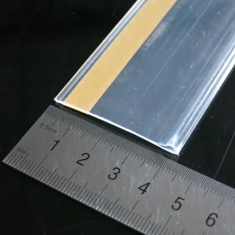 supermarket hangning shelf plastic price label holder