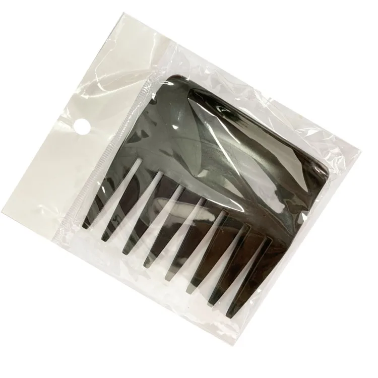 Black plastic comb men square small head comb hair care  comb
