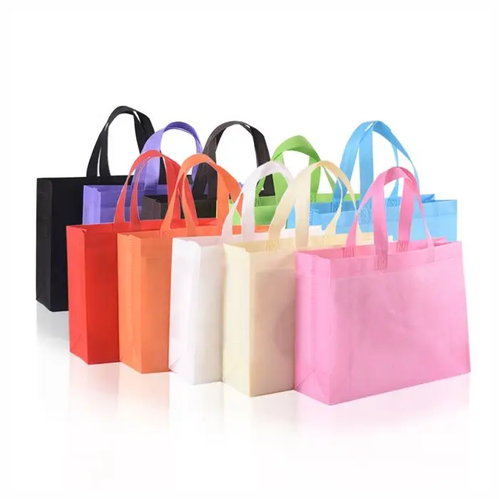 Fabric Manufacturer Wholesale Eco Tote Non Woven Bag With Zipper Promotional Image Shopping Bag Reusable Tshirt Bag Customizable