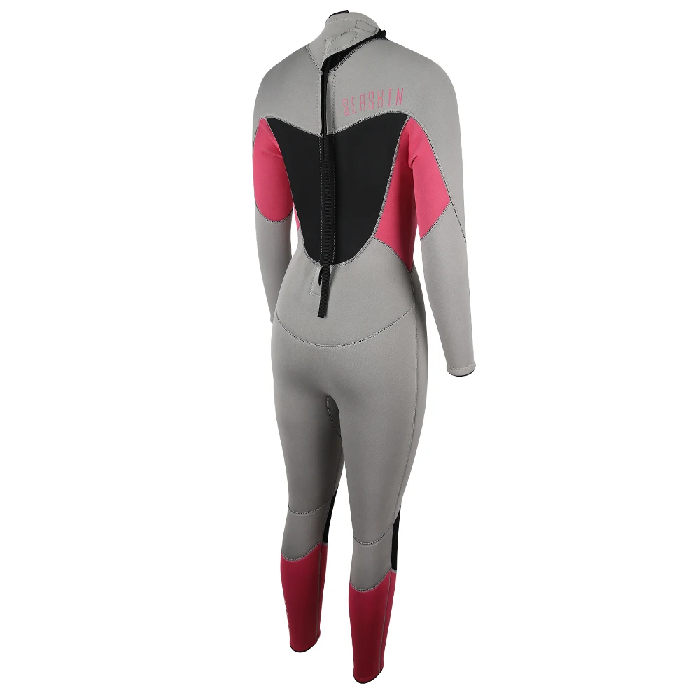 Seaskin Womens 4/3mm Warm Wetsuits for Snorkeling