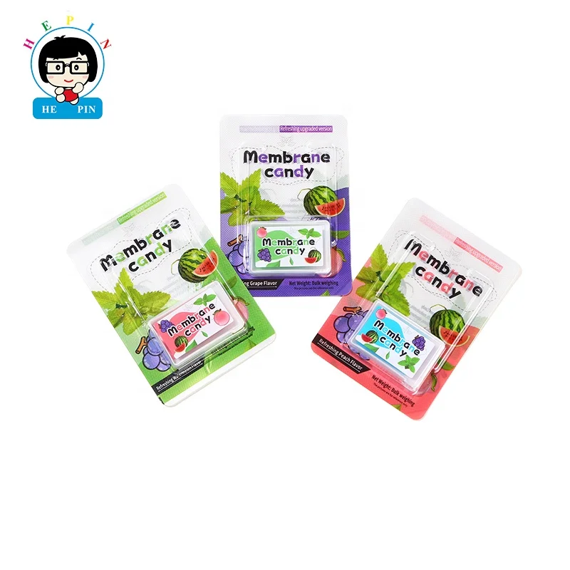 Wholesale Fruit Flavor Paper Mint Fresh Breath Strips Tablet Candy Pink Color For Kids