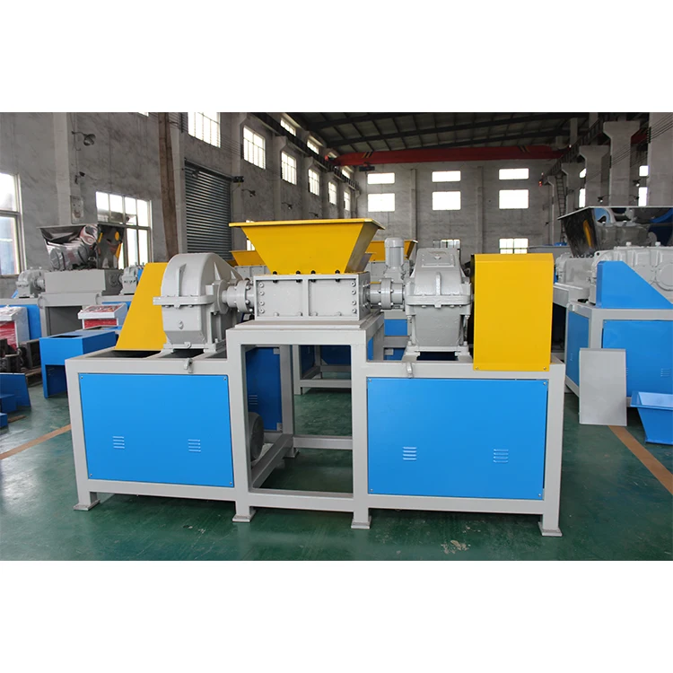 Heavy Duty Crusher Scrap Metal Shredder Waste Plastic Double Shaft Shredder