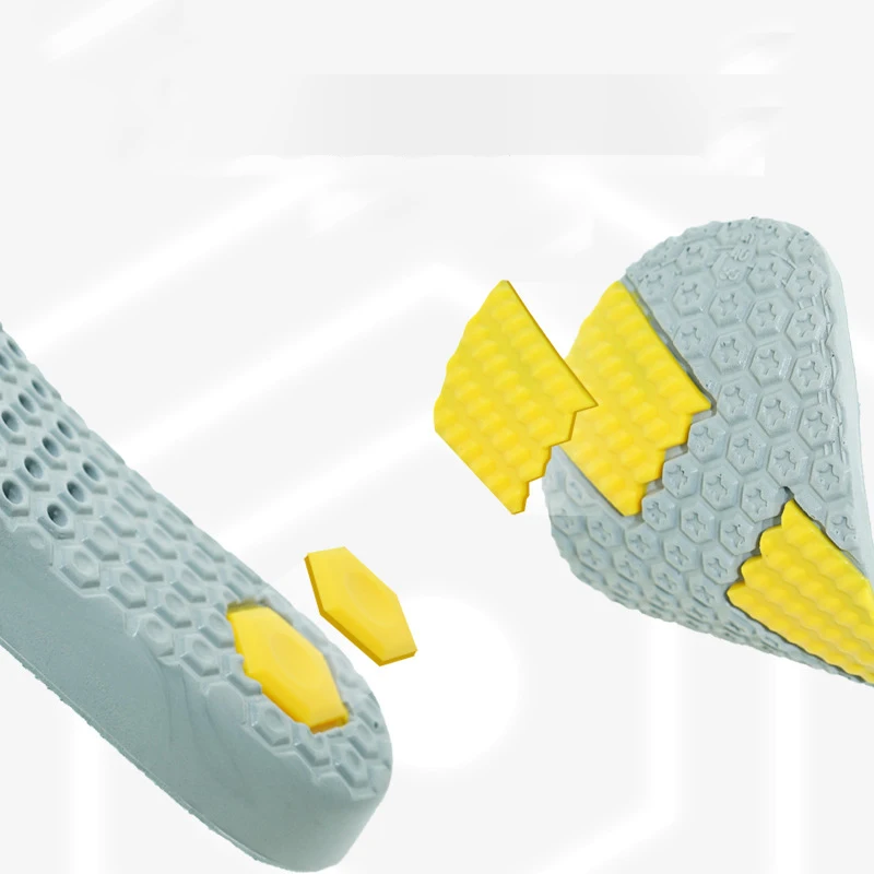 Shock Absorption Screw Nut PU Sneaker Sports Insoles for Sore Feet Relief Plantar Fasciitis Relieve Feet