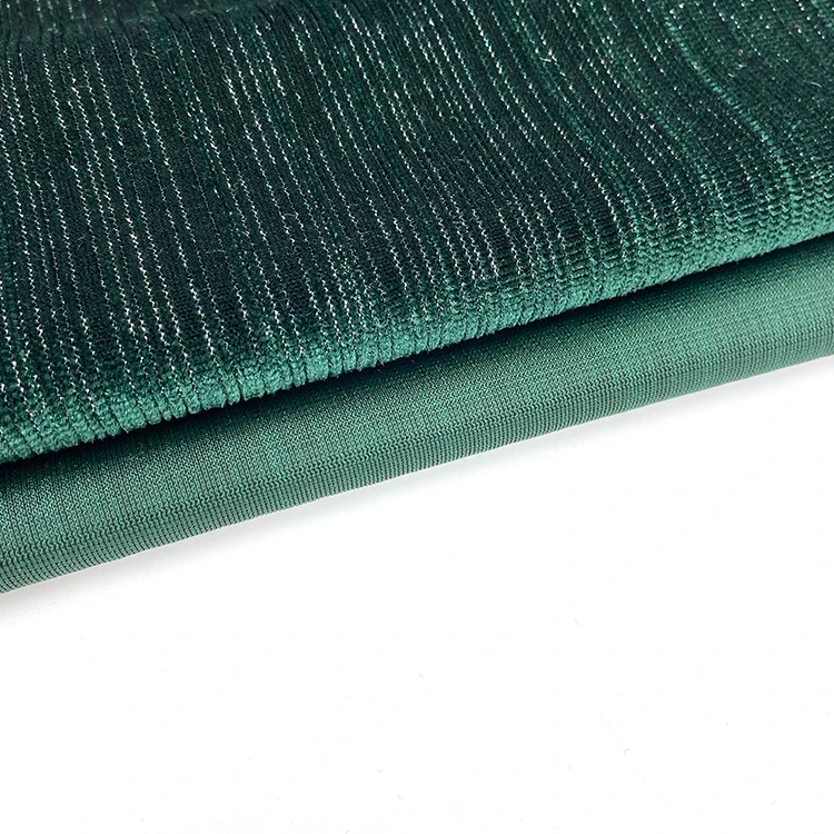 
Korea Velvet Silver Silk Fabric 95% Polyester 5% Spandex Knitting 240g Sample Customization Silk Velvet Fabric 