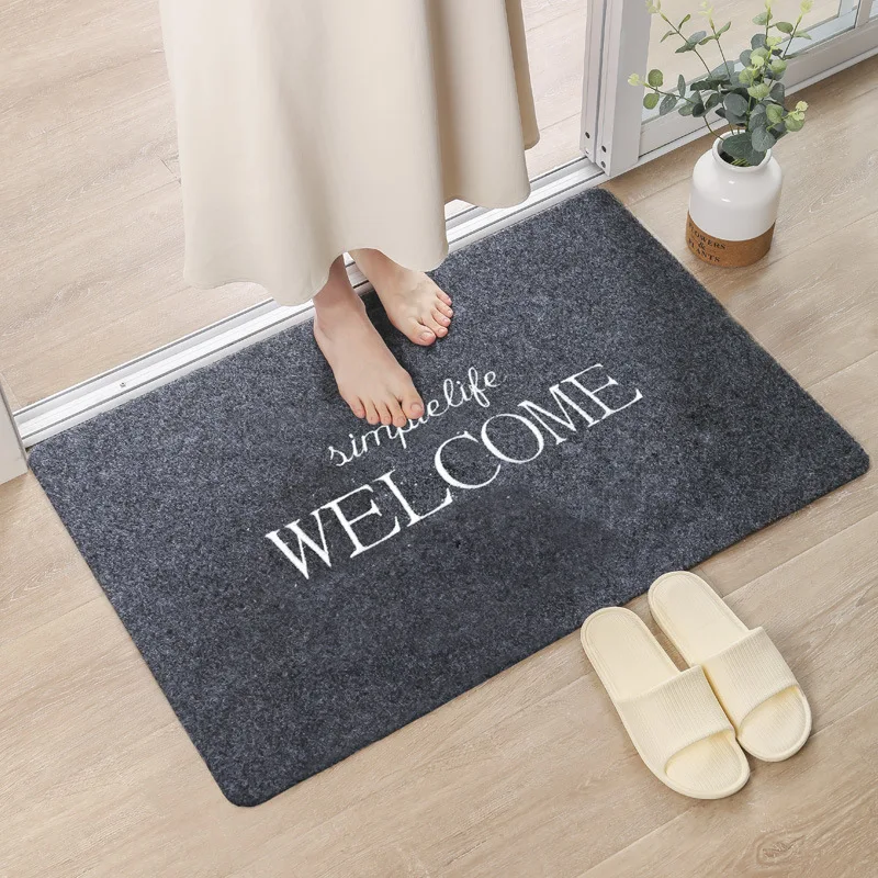 Entrance mat kitchen water-absorbent dirt-resistant non-slip mat bathroom mat can be cut bedroom living room carpet