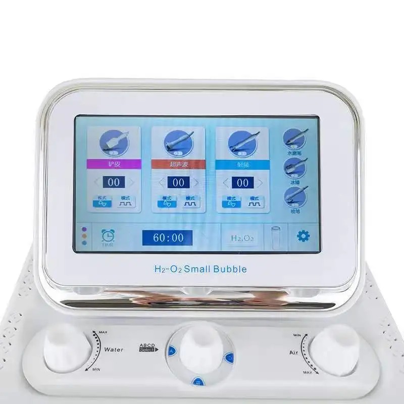 8 in 1 Multifunction Facial Beauty Device Hydrogen and Oxygen Mask Bubble Face Spray Injector Aqua Jet Peel Beauty Machine