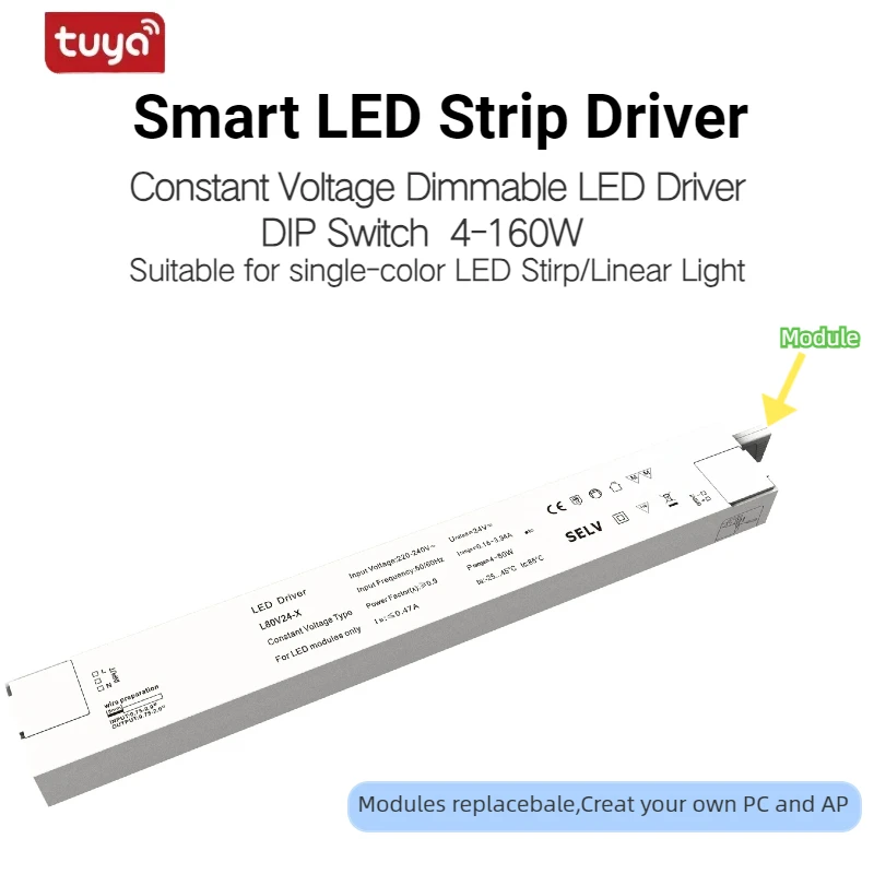 Смарт-драйвер светодиодной ленты с регулируемой яркостью tuya zigbee bluetooth Сетчатое вещество Wi-Fi casambi