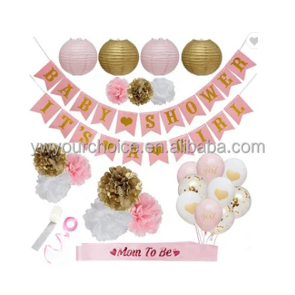  2021 NEW Carry Kaile Hot selling factory price BABY shower party supplies rose gold set foil balloon