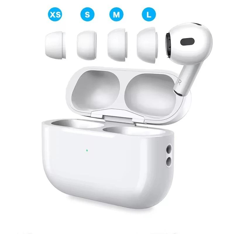 1:1 оригинальные черные/белые силиконовые вкладыши Airpods Pro сменные чехлы для pro набор наушников