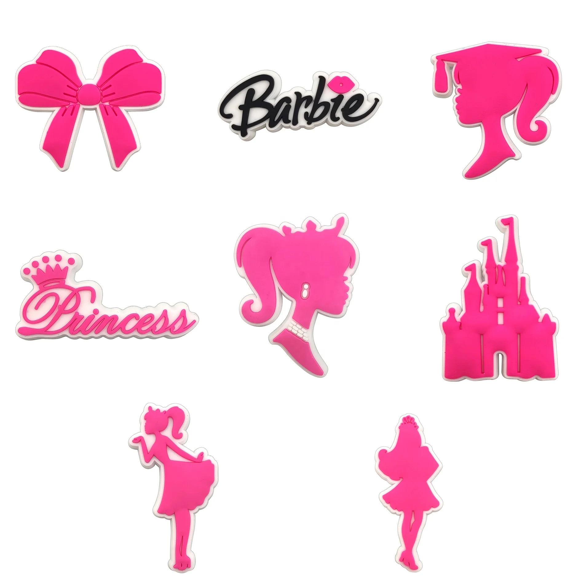 2023 шармы Hello Kitty, шармы для обуви Barbi, милые Мультяшные украшения для обуви, оптовая продажа, подарки для детей