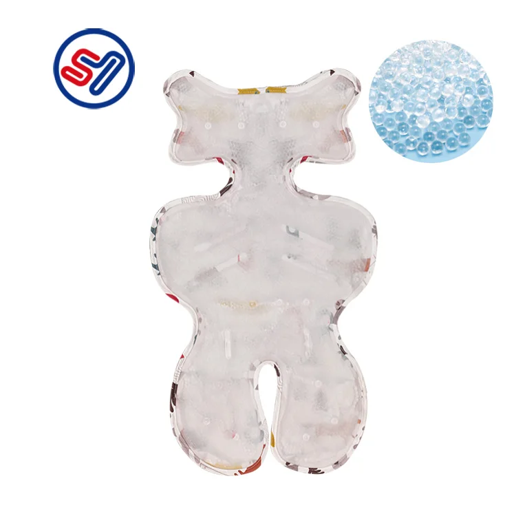 
Keep Baby Cool Outdoor with Self Cooling Stroller baby sheepskin pram liner cushion 