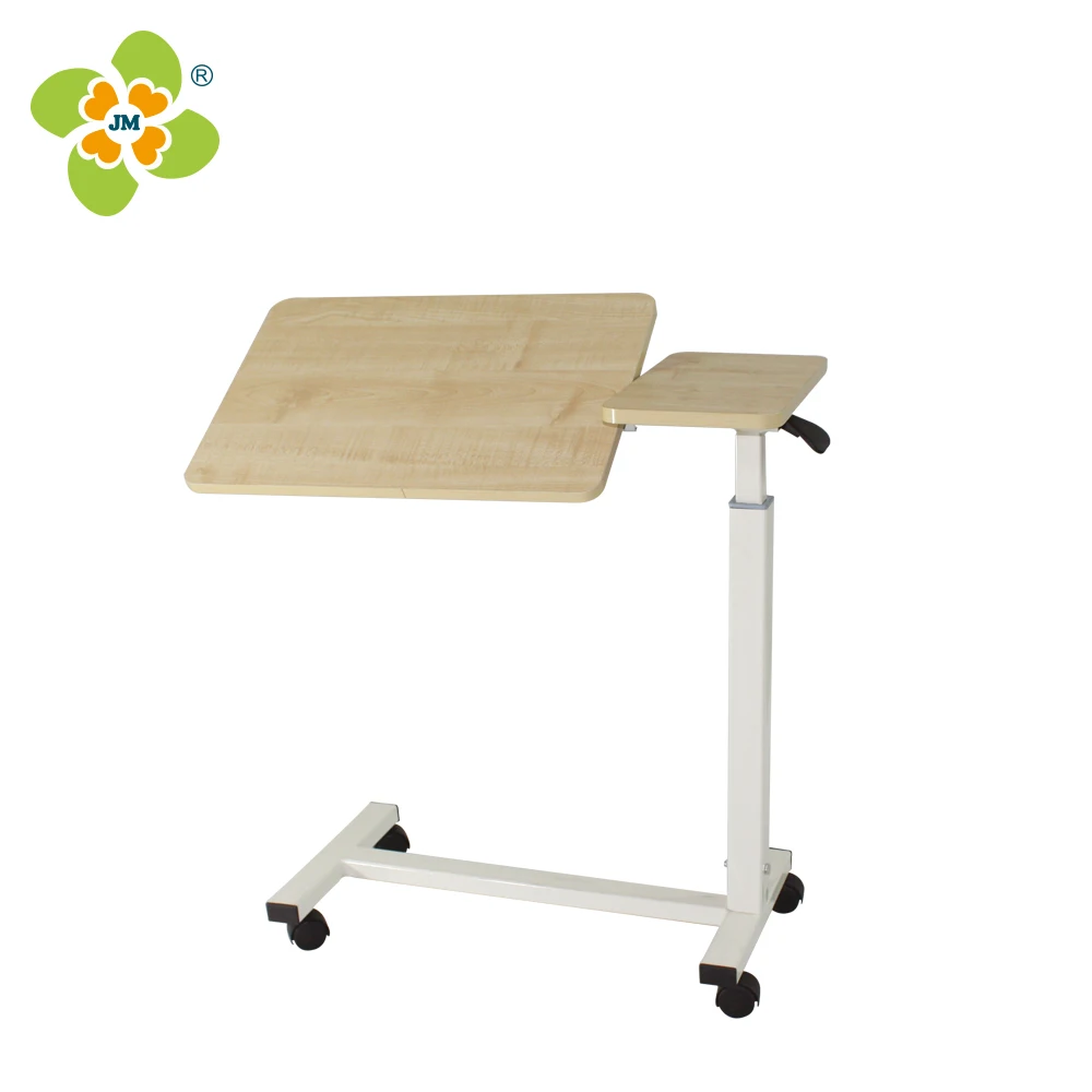hospital patient medical movable adjustable over bed dining table hospital bed table