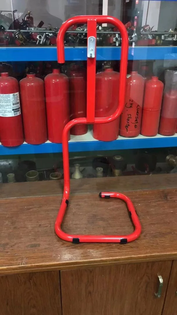 Metal One Hook Two Hooks Red Color Fire Extinguisher Metal Stand