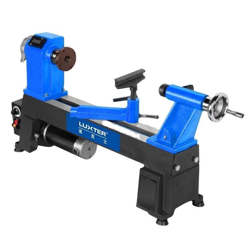 12 inch Variable speed Mini Wood Automatic Manual Turning Lathe Machine Speed digital display
