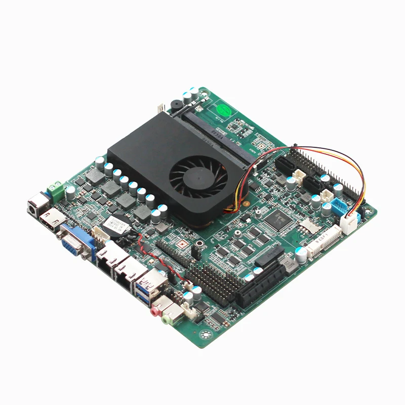 Cheap Intel 8th Gen I5-10210U i7-10710U 2*DDR4 6* Com HDMI2.0 VGA LVDS Industrial Mini ITX Motherboard for Pc