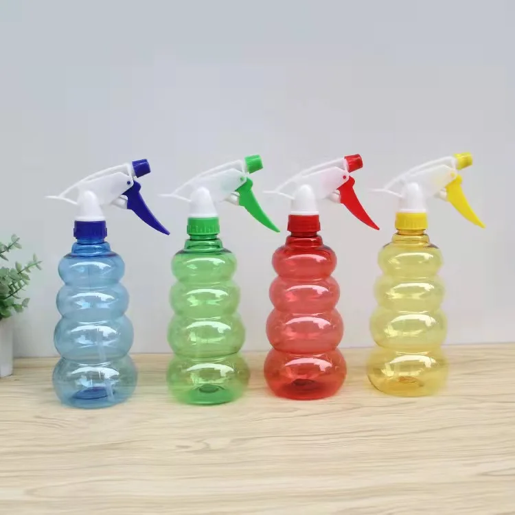 Hot sale 480ml 500ml 600ml Portable handheld small plastic hand triggers fine mist bottle alcohol disinfect sprayers 28/400