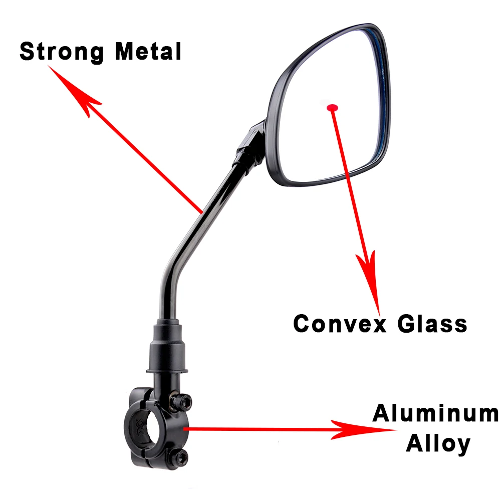 Wide Range Electric Dirt Bikes Rearview Mirror Electric Scooter Rear View Mirror