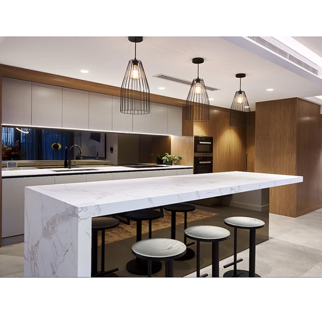 VAPSINT customized 3D high quality wholesale pvc design modern kitchen cabinet