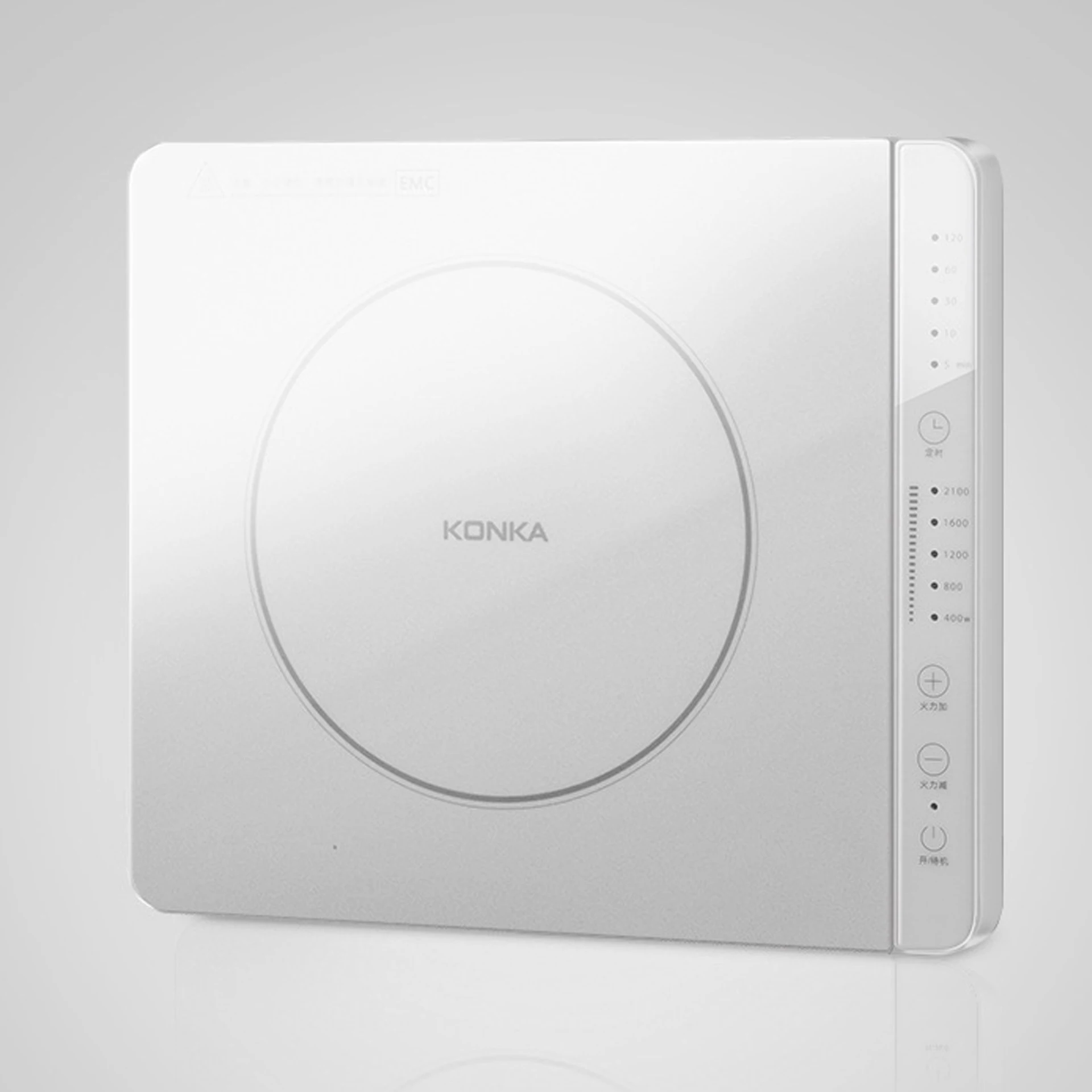 Pure white contracted appearance of micro crystal board prevent slippery wear-resisting small appliances induction cooker