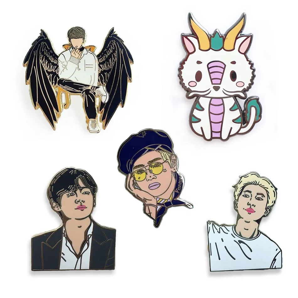 Профессиональная эмалированная булавка для лацканов с пескоструйной обработкой на заказ, прочная эмалированная булавка от производителя