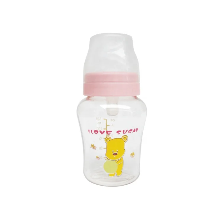 
High quality wide neck PC baby feeding milk bottle baby milk bottle 2020 with silicone nipple 