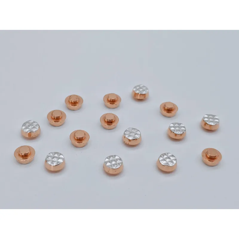 AgSnO2 electrical contact rivet electrical bimetal Contact rivets 4.5mm Ag Ni10/Cu bimetal silver contacts