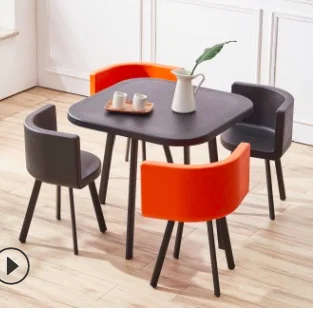 
simple model business dining table set 