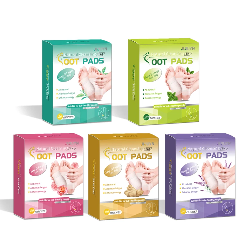 Problem Solving Products Custom Deep Cleansing Foot Pads Health Care Products Foot massage Pad 2 In 1 Bamboo Detox Foot Patch