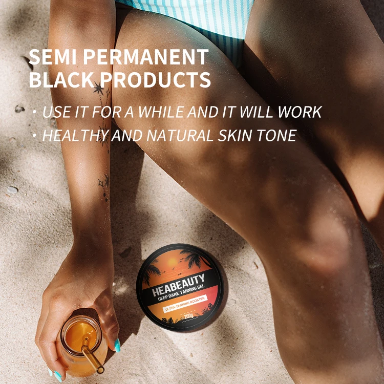 Extreme Intensifying Gel Vegan Hydrating Active Peptide Tanning Accelerator Gel 200g Rapid Applicator for sunbed and outdoor sun