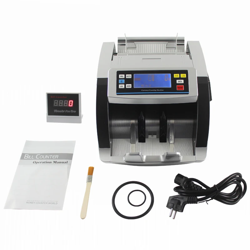 XD-8800 New design Banknotes counting machine Money counter with external Display OEM logo Customize Pakistan Bill notes counter