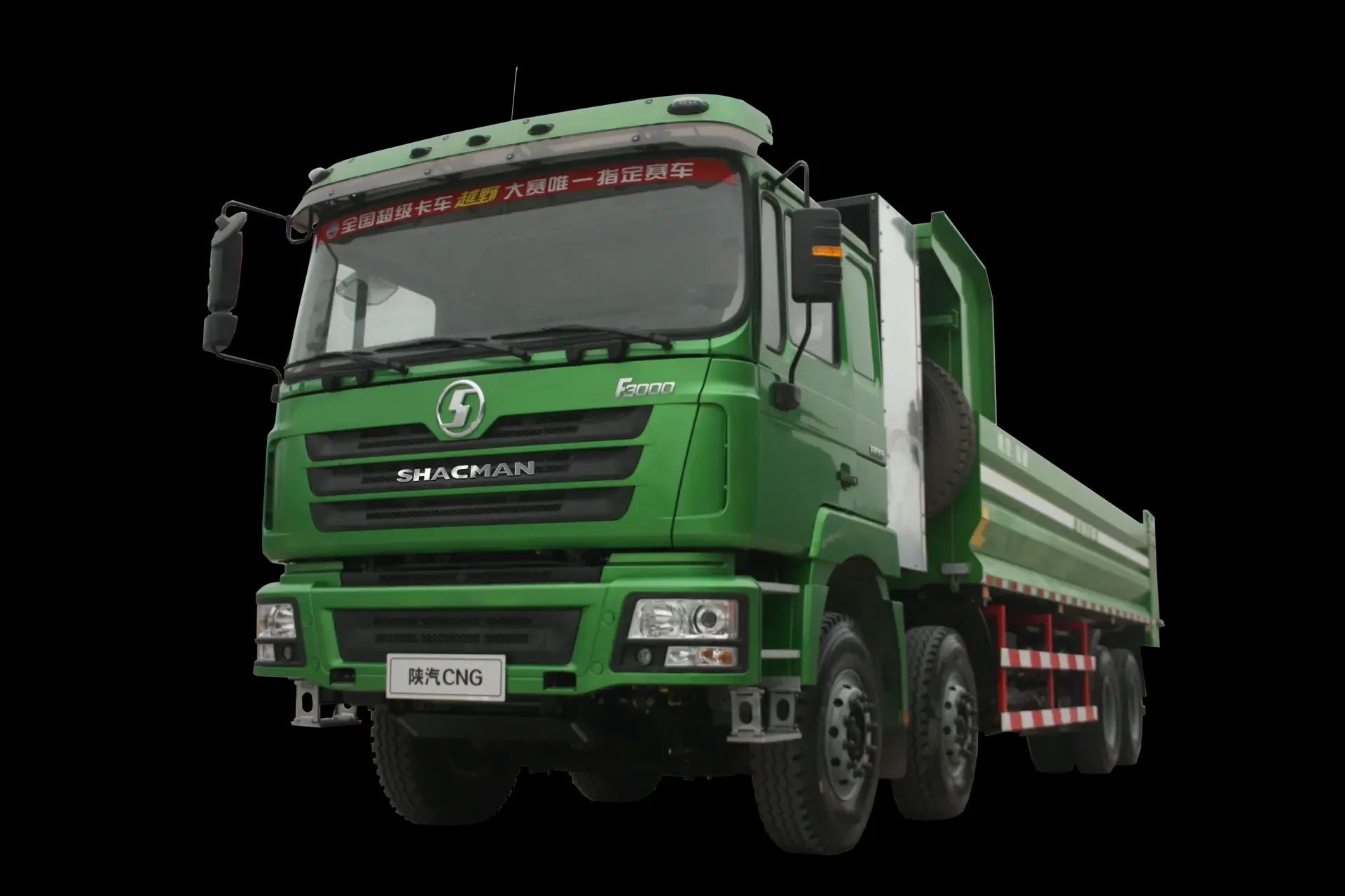 Сверхмощный грузовик CGN 400HP Shacman F3000 6X4CNG для продажи в Алгерии