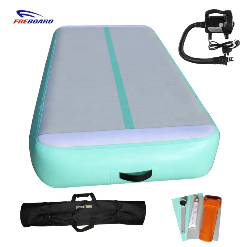 30cm thick mini air track training set gymnastic jump mat tumble airtrack gym bounce drop stitch exercise mattress