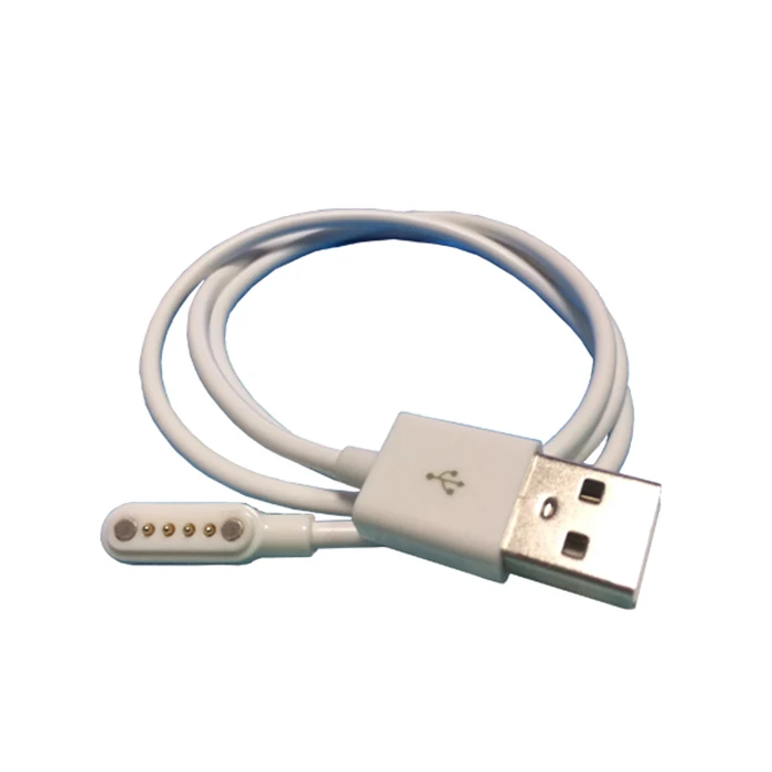 4 pin magnetic electrical dc power pogo pin connector