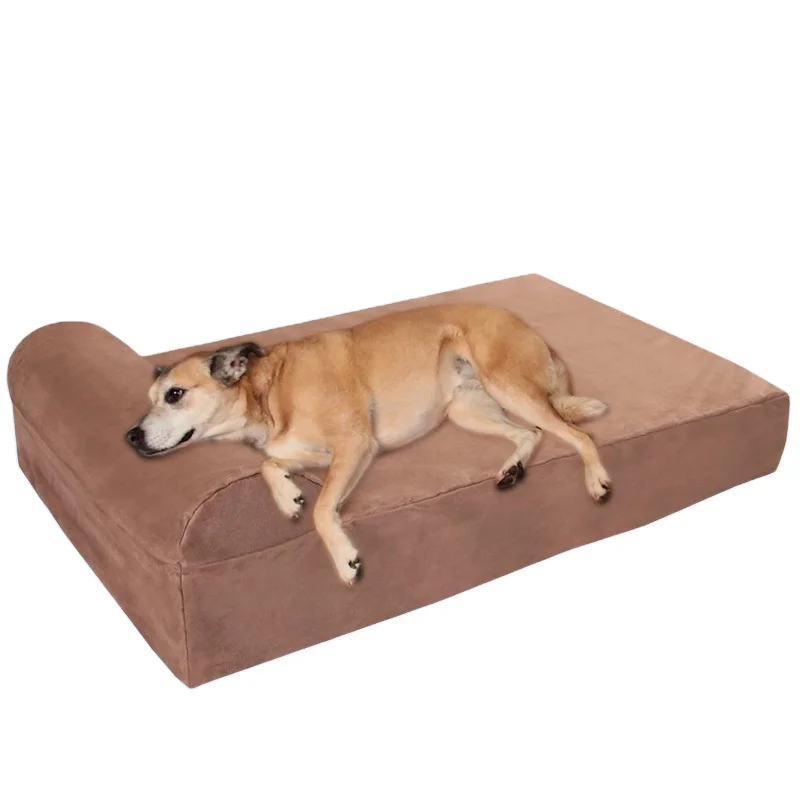 Wholesale Waterproof Washable cheap funny plush Dog Bed Memory Foam Sofa Bed