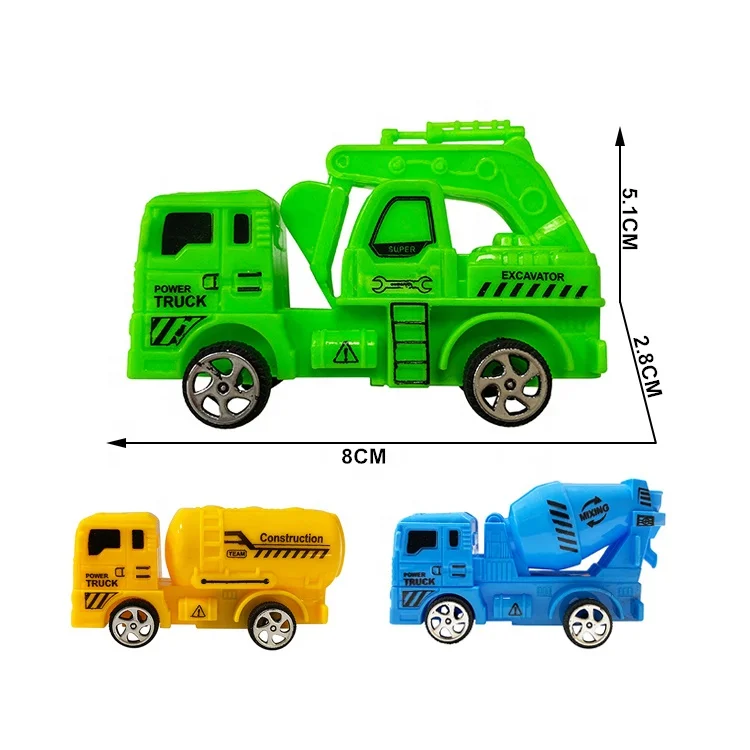 China factory engineering vehicle kids toy Pull back car