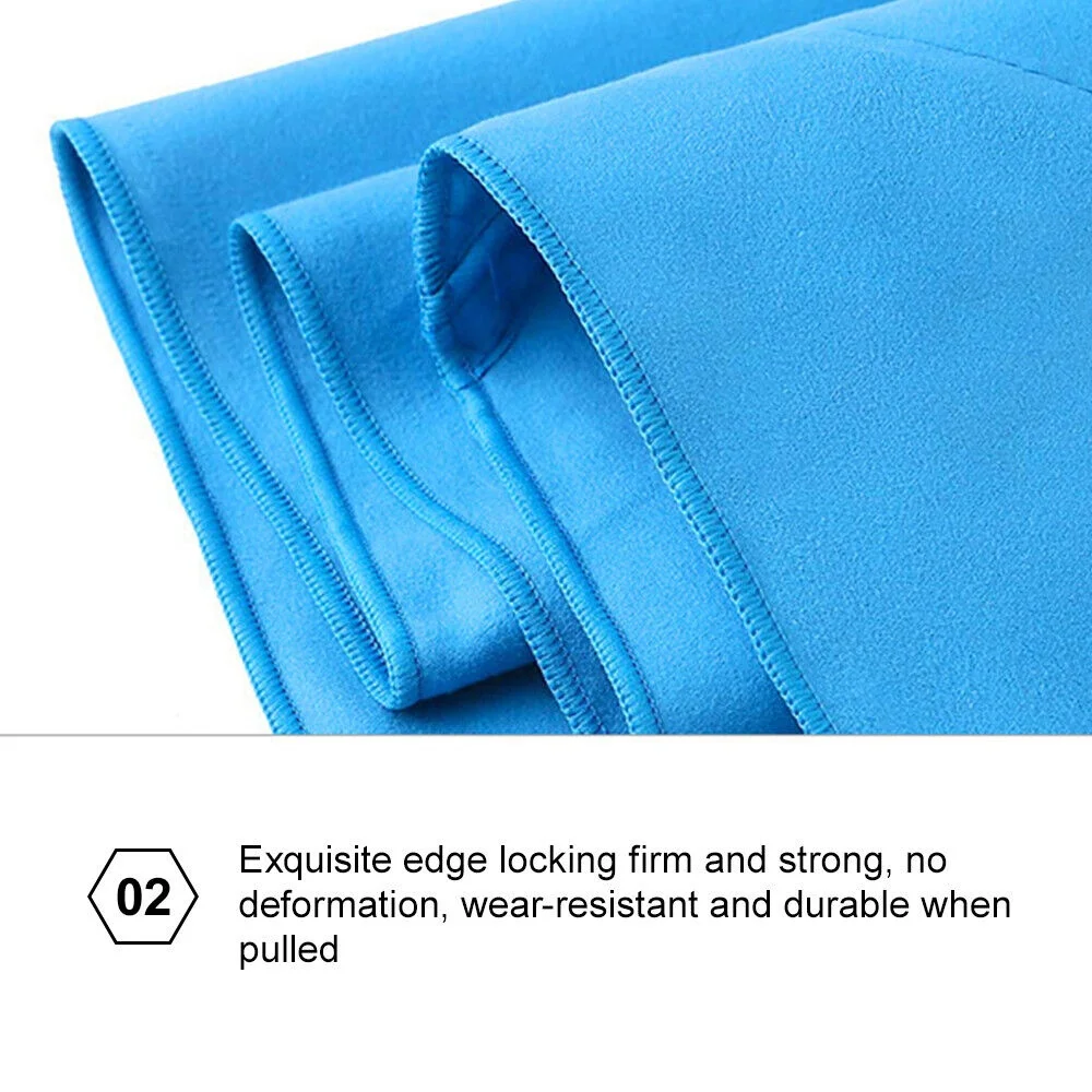 Durable microfiber towel travel sports beach towel camping body gym towel for daily uses
