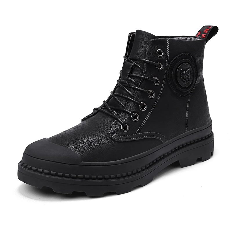 
Customizable winter new main push uppers tide boots outdoor shoes 