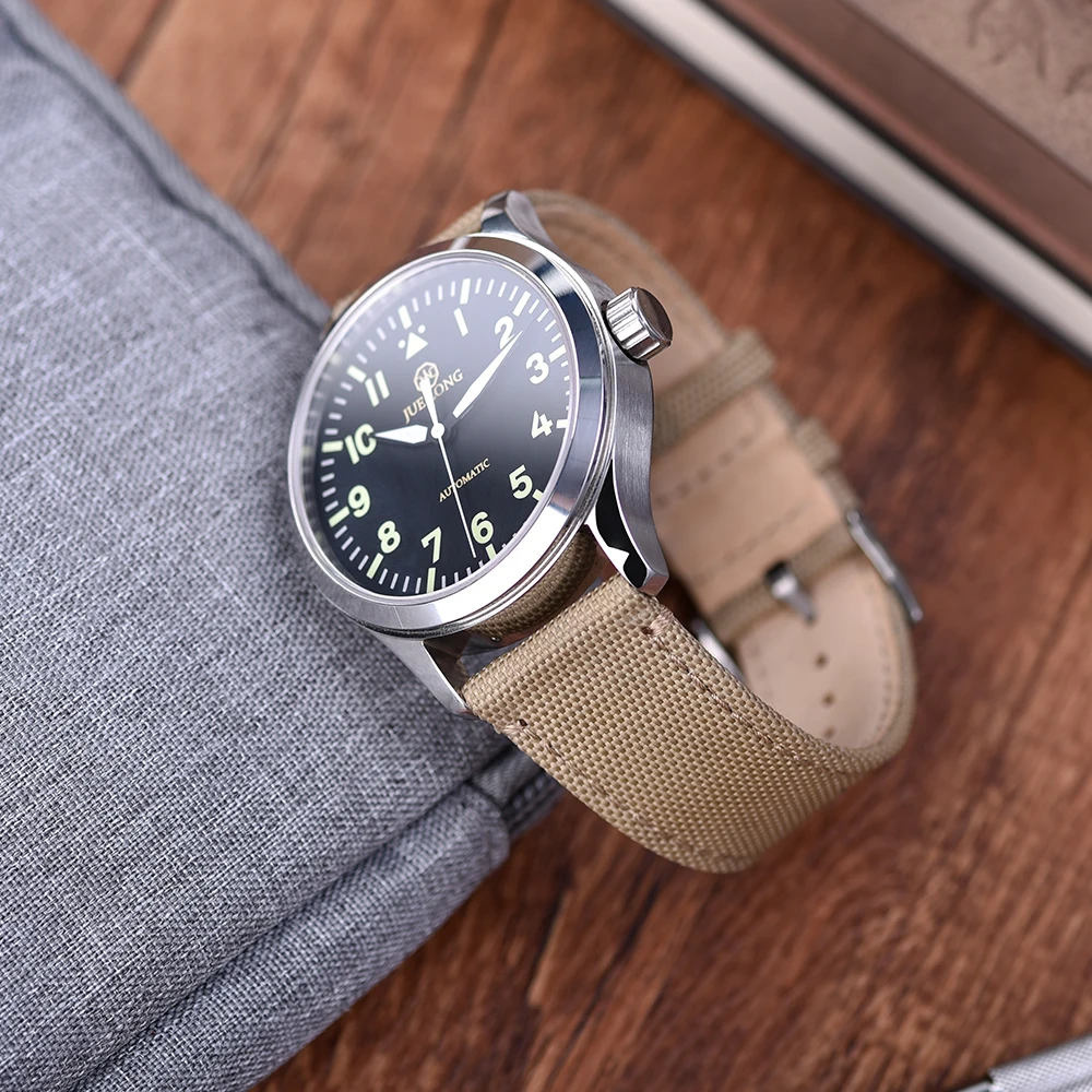 JUELONG Премиум тканевый ремешок для часов парусиновая ткань водонепроницаемый спортивный дайвинга с быстросъемной пружиной