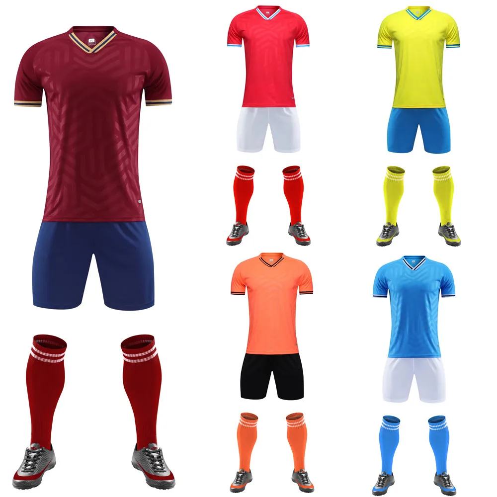 Wholesale OEM Custom Made Plain Blank Soccer Uniform Sublimated Team Training Sets Football Jerseys Soccer Jersey
