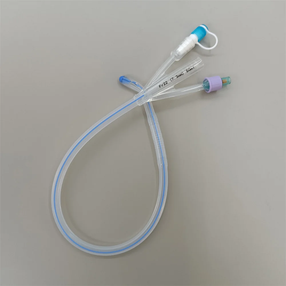 China Manufacturers Different Size Disposable Accessories Silicone Foley Catheter