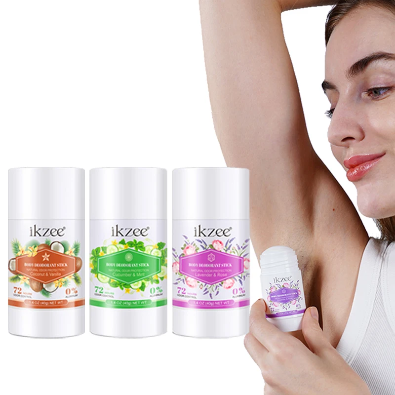 Private Label Natural Organic Body Deodorant Stick Perfume Cream Body Deodorant Antiperspirant Balm Sticks For Men and Women