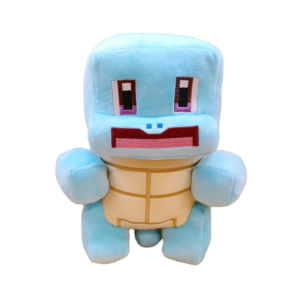 Новый продукт, плюшевые игрушки с кубиками покемонов, Pikachu Eevee, Psyduck Bulbasaur, плюшевая подушка