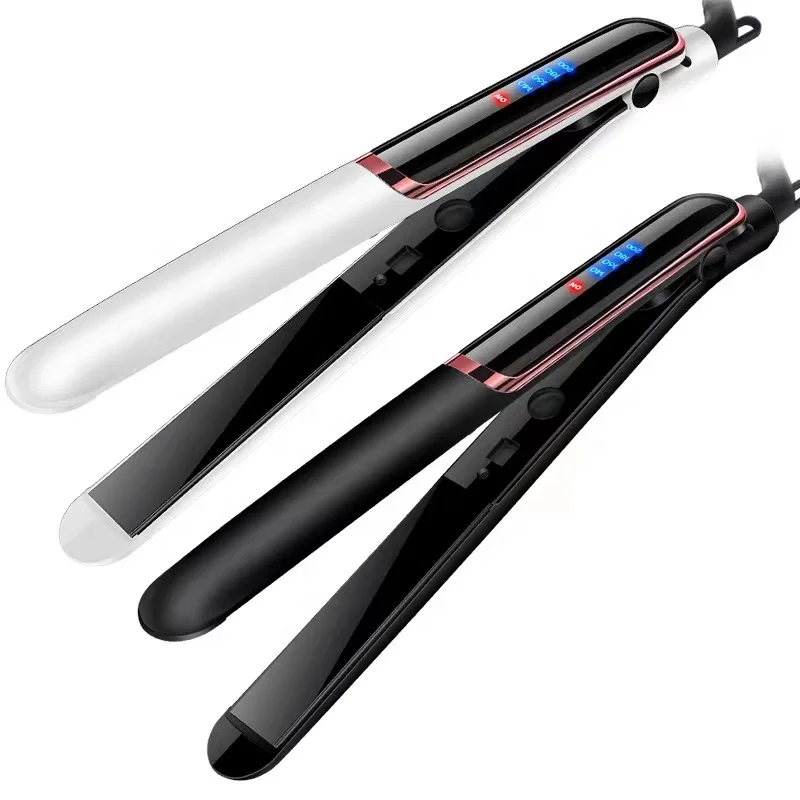 Two use curling 110v-220v ceramic Automatic hair straightener fast heating lengthened multifunctional hair straightener