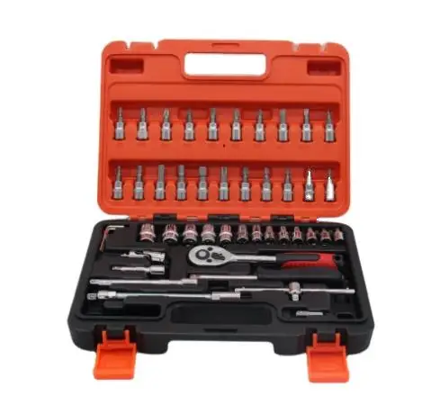 46pcs Car repair hand tool kit customer combination mechanics tool kit wrench socket set tool sets professional