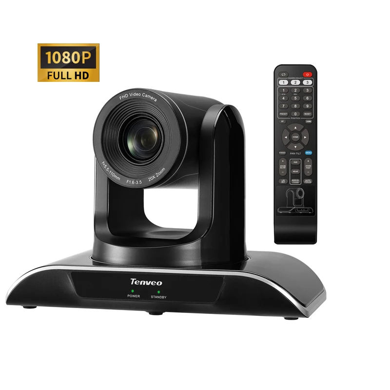 VHD202U  1080P RS485/RS232 keyboard control remote control PTZ 20x usb conference camera