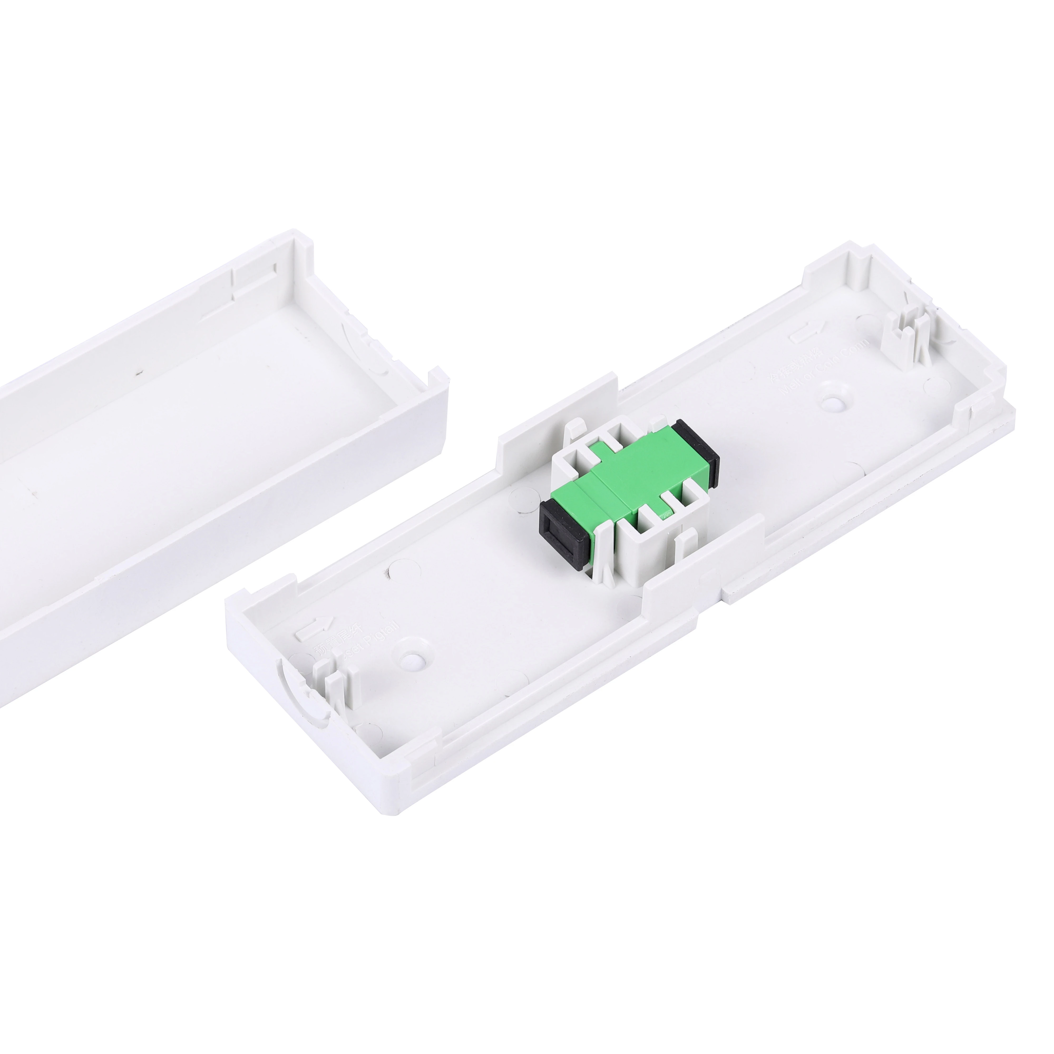 FTTH indoor odf terminal box 1 ports optical fiber termination box 1x2 cores wall-mounted junction splitter  box